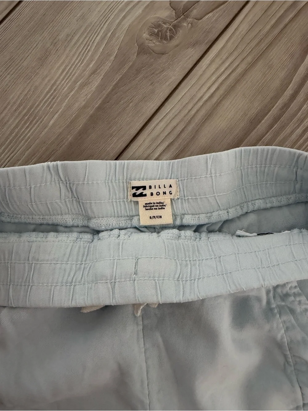 Billabong Light Blue Girls' Drawstring Casual Shorts
